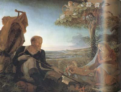Philipp Otto Runge Rest on the Flight into Egypt (mk10) Sweden oil painting art